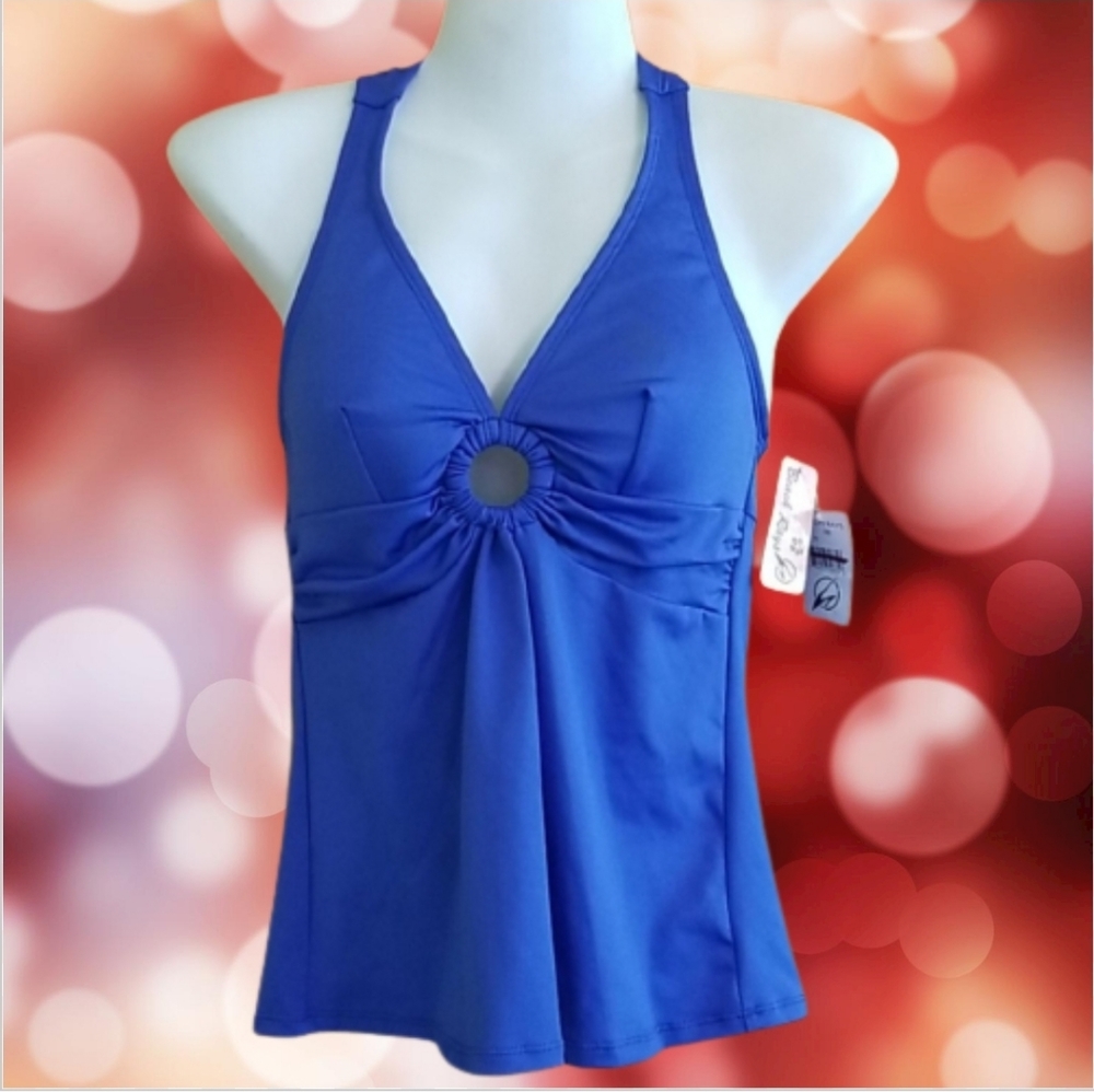 NWT Beach Ray's Tankini Top Medium